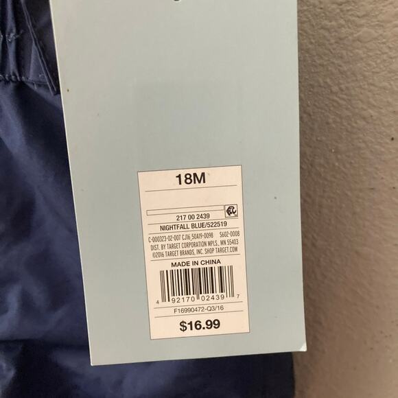 Cat & Jack NEW Heavyweight Snow Bibs - Navy Blue - 18M - Picture 5 of 9